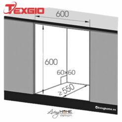 Máy rửa chén Texgio TG-H595DT08S Bán Âm 8 Bộ 8 Lít Nước 19 Máy rửa chén Texgio TG-H595DT08S Bán Âm 8 Bộ 8 Lít Nước