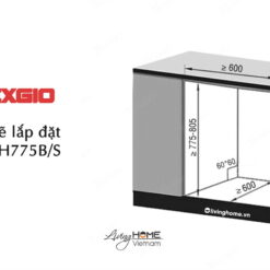 Máy Rửa Chén Bát 13 Bộ Texgio TG-21H775B, Sấy Khí Nóng, Diệt Khuẩn UV 10 Máy Rửa Chén Bát 13 Bộ Texgio TG-21H775B, Sấy Khí Nóng, Diệt Khuẩn UV