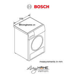 Máy sấy Bosch WTR85V00SG - Tụ hơi với bơm nhiệt 14 chương trình 8KG 20 Máy sấy Bosch WTR85V00SG - Tụ hơi với bơm nhiệt 14 chương trình 8KG