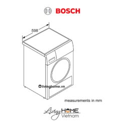 Máy sấy Bosch WTX87MH0SG - Tụ hơi với bơm nhiệt 14 chương trình kết nối Home Connect 9KG 20 Máy sấy Bosch WTX87MH0SG - Tụ hơi với bơm nhiệt 14 chương trình kết nối Home Connect 9KG