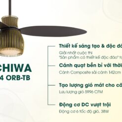 Quạt Trần Minka Uchiwa 14 Quạt Trần Minka Uchiwa