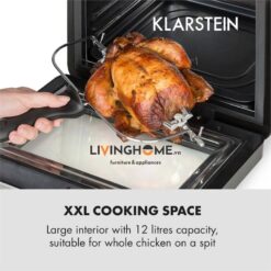 Nồi chiên không dầu Klarstein KL-AEROVITAL CUBE màu đen với công suất 1600W - 12 Lít 13 Nồi chiên không dầu Klarstein KL-AEROVITAL CUBE màu đen với công suất 1600W - 12 Lít