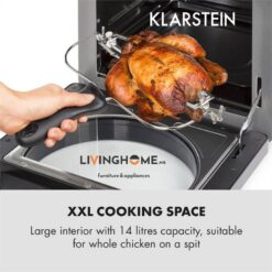 Nồi chiên Klarstein KL-Aerovital Easy Touch dung tích 14L- 16 chương trình nấu nướng đa dạng