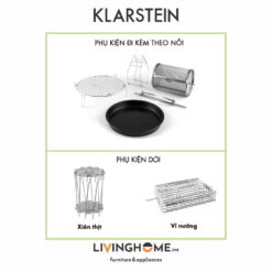 Nồi chiên không dầu Klarstein KL-VITAIR TURBO 6 chương trình nấu nướng - dung tích 9L 11 Nồi chiên không dầu Klarstein KL-VITAIR TURBO 6 chương trình nấu nướng - dung tích 9L