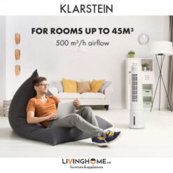 Quạt hơi nước Klarstein KL-HIGHAWN WHITE chiều cao 90cm - 4kg