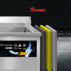 Alternative view of Máy Rửa Chén Bát Công Nghiệp Texgio Ultrasonic TGU-1000SS