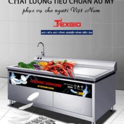 Máy Rửa Chén Bát Công Nghiệp Texgio Ultrasonic TGU-2400XD 11 Máy Rửa Chén Bát Công Nghiệp Texgio Ultrasonic TGU-2400XD