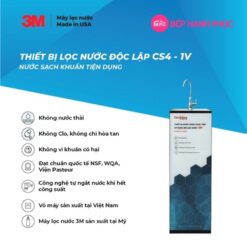Thiết bị lọc nước độc lập CS-1V (sử dụng 3M ICE140-S) - Nhập khẩu Mỹ 11 Thiết bị lọc nước độc lập CS-1V (sử dụng 3M ICE140-S) - Nhập khẩu Mỹ