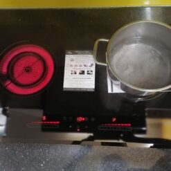 Bếp Điện Từ Tomate GH DUO S2IH Plus, 72CM, 1 Điện 1 Từ, Mặt Kính Vitroceramic