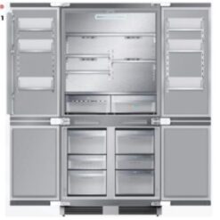 Happy Kitchen 99 Alternative view of Tủ lạnh âm toàn phần KAFF KF-BI555W