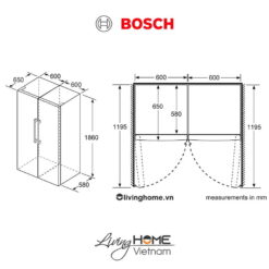 Tủ lạnh Bosch GSN36VI3P - 1 cánh độc lập 255 lít 10 Tủ lạnh Bosch GSN36VI3P - 1 cánh độc lập 255 lít