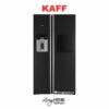 Tủ lạnh Kaff KF-BCD606WHIT Side By Side 2 cánh mặt kính đen hiện đại 1 Tủ lạnh Kaff KF-BCD606WHIT Side By Side 2 cánh mặt kính đen hiện đại