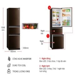 Tủ Lạnh Mitsubishi Electric Inverter 330 Lít MR-CX41ER-BRW-V 11 Tủ Lạnh Mitsubishi Electric Inverter 330 Lít MR-CX41ER-BRW-V