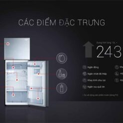 Tủ lạnh Mitsubishi Electric Inverter 243 lít MR-FC29EP-SSL-V