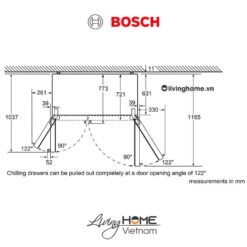 Tủ lạnh Bosch KAD92SB30 - side by side 639 lít 14 Tủ lạnh Bosch KAD92SB30 - side by side 639 lít