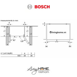 Tủ lạnh Bosch KAN93VIFPG - side by side 580 lít 26 Tủ lạnh Bosch KAN93VIFPG - side by side 580 lít