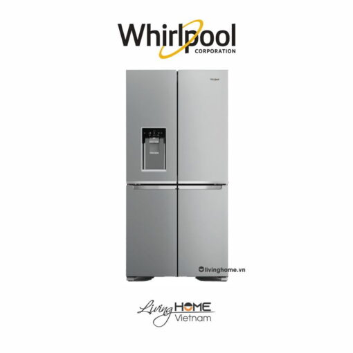 Tủ lạnh Whirlpool WFQ590WSSV 4 cửa 592lít màu xám hiện đại