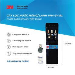 Alternative view of Máy lọc nước nóng lạnh 3M VN4 3V BL 94 lít nhập khẩu Mỹ