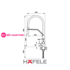Vòi bếp Hafele HT20-CH1F187 - Vòi nóng lạnh 6 Vòi bếp Hafele HT20-CH1F187 - Vòi nóng lạnh