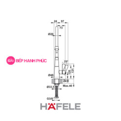 Vòi bếp Hafele HT20-CH1F187 - Vòi nóng lạnh 5 Vòi bếp Hafele HT20-CH1F187 - Vòi nóng lạnh