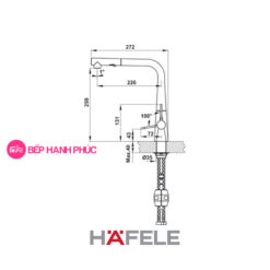 Vòi bếp Hafele HT20-CH1P259 - Vòi nóng lạnh 5 Vòi bếp Hafele HT20-CH1P259 - Vòi nóng lạnh