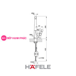 Alternative view of Vòi bếp Hafele HT20-CH1P259 - Vòi nóng lạnh