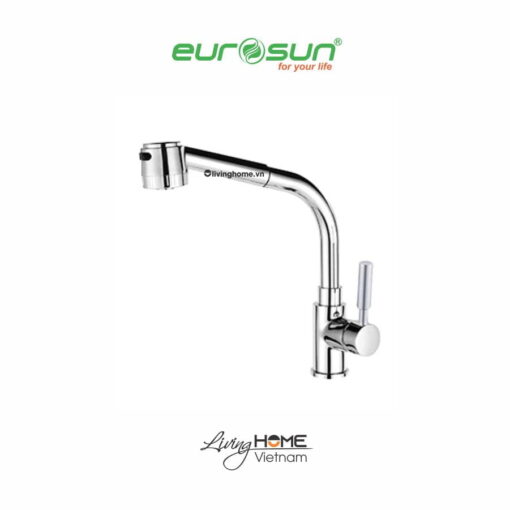 Vòi rửa chén Eurosun S-K028R đồng mạ Crom