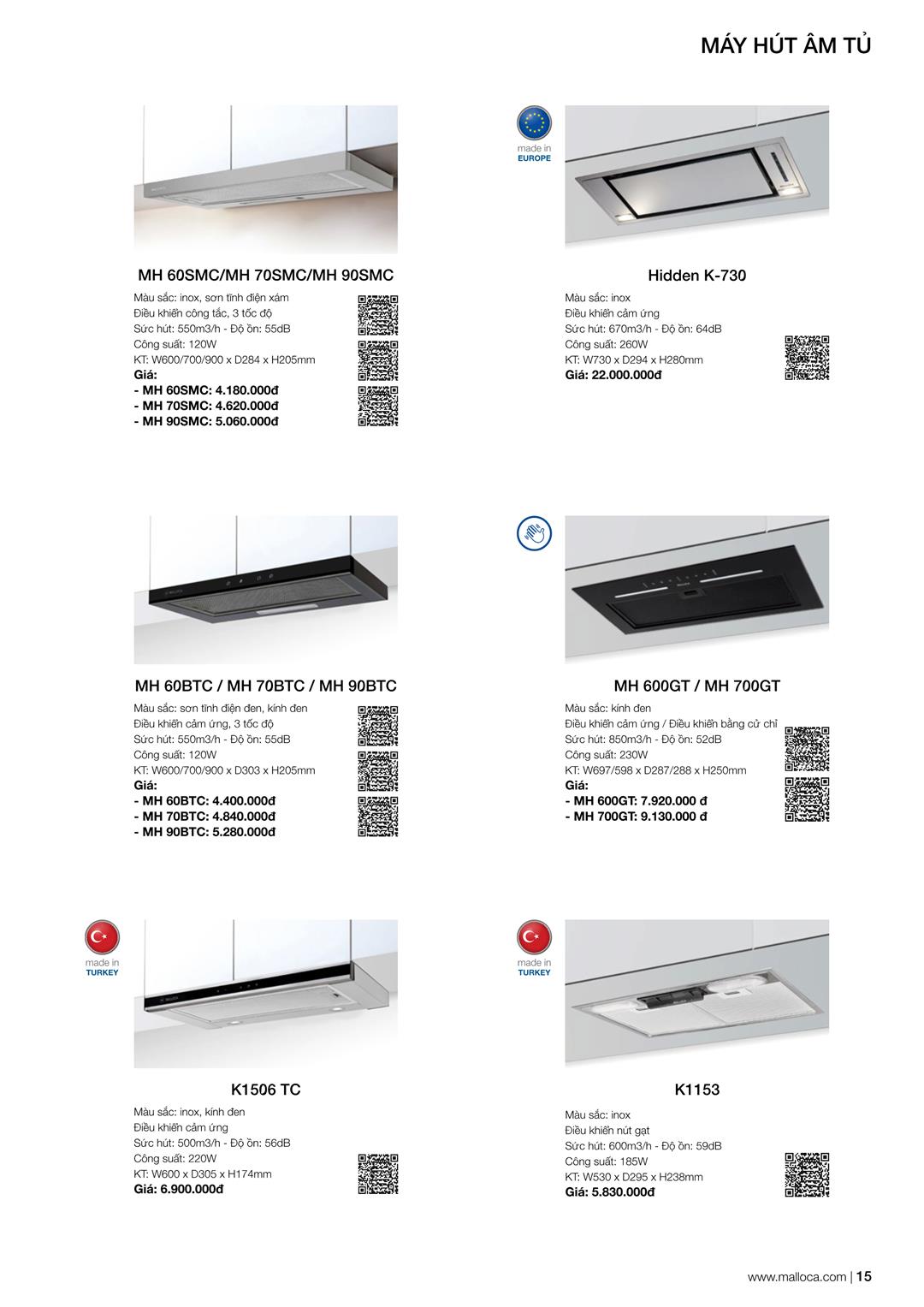 Catalogue Malloca