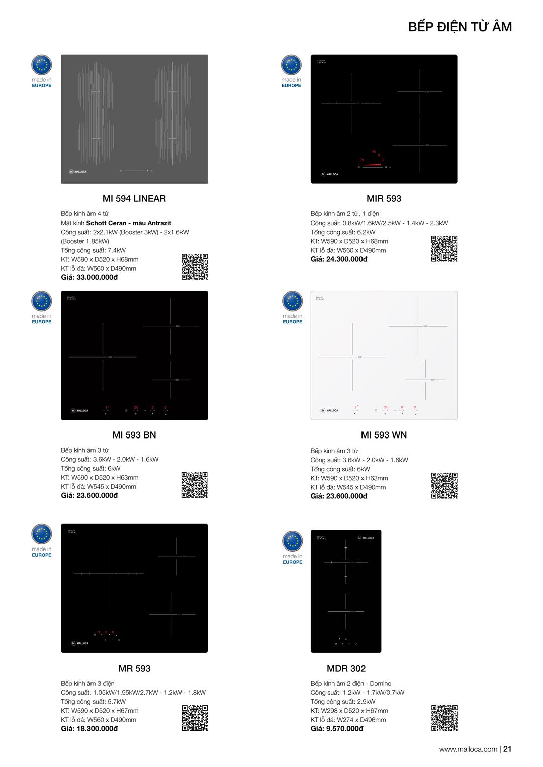 Catalogue Malloca