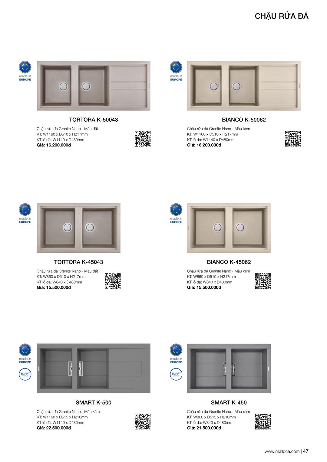 Catalogue Malloca