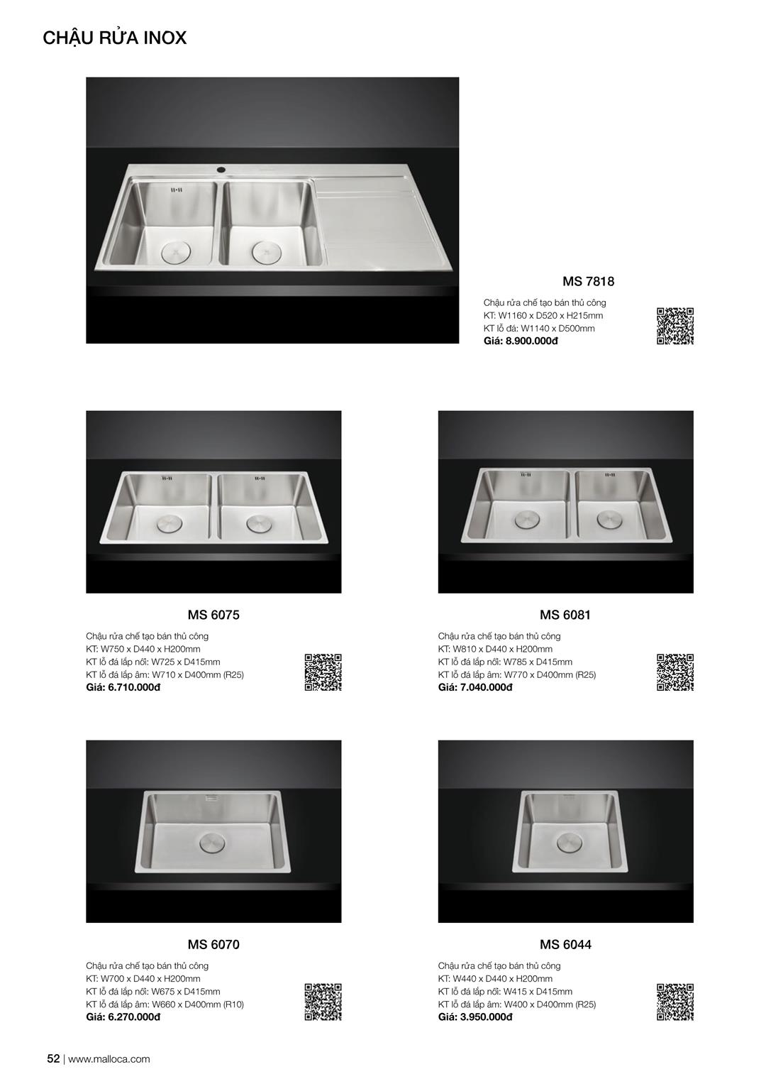 Catalogue Malloca