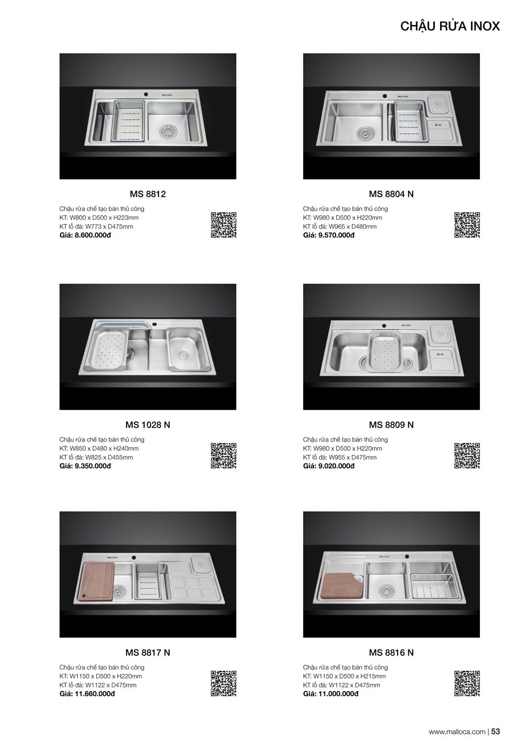 Catalogue Malloca