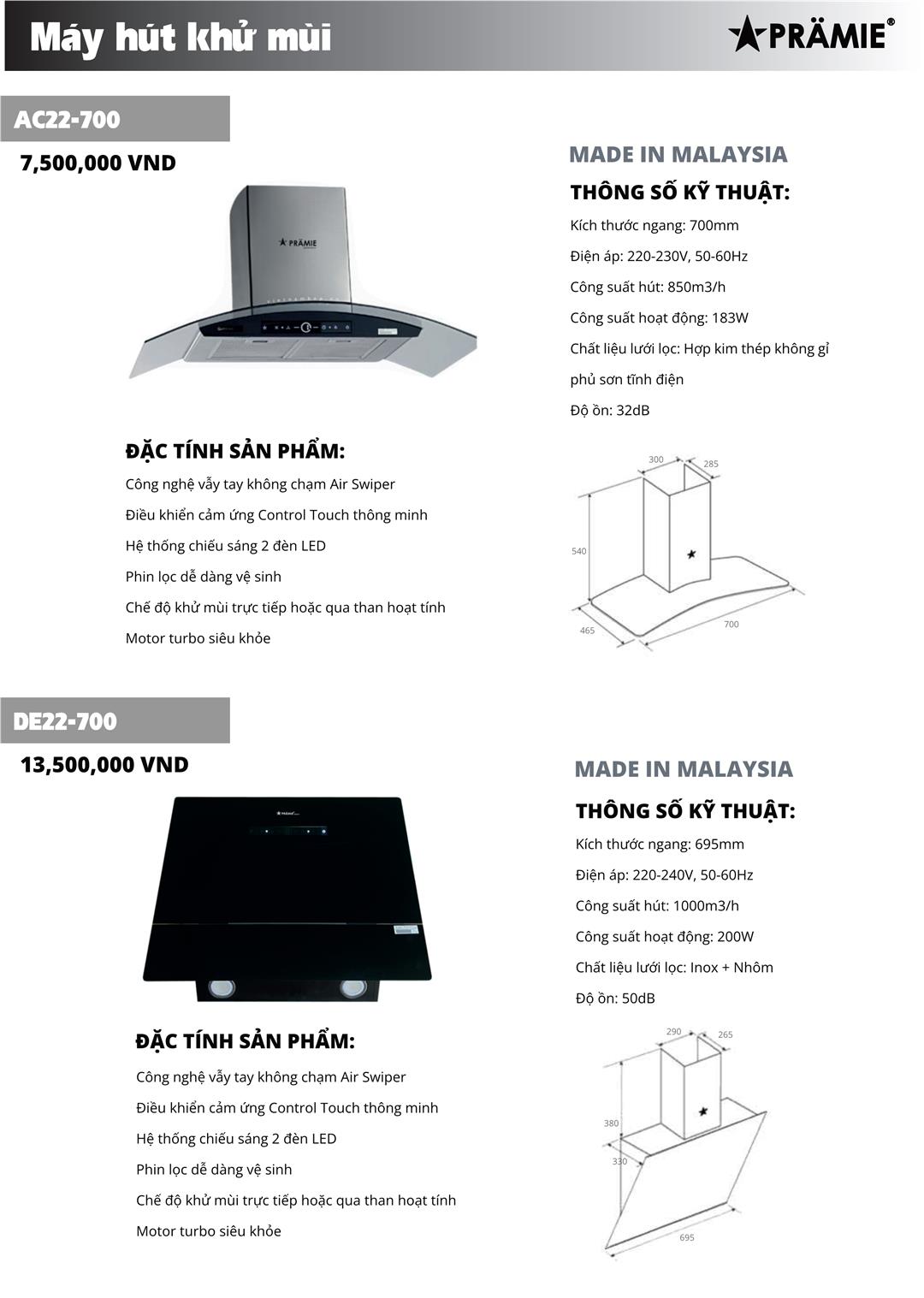 Catalogue Pramie