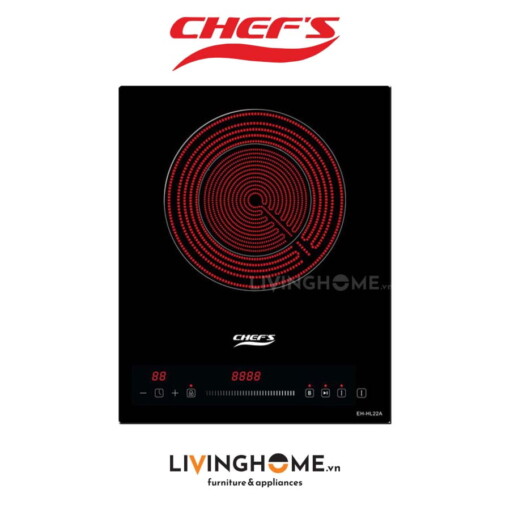 Bếp Điện Đơn Chefs EH-IH22A 31CM 1 Điện Kính Ceramic