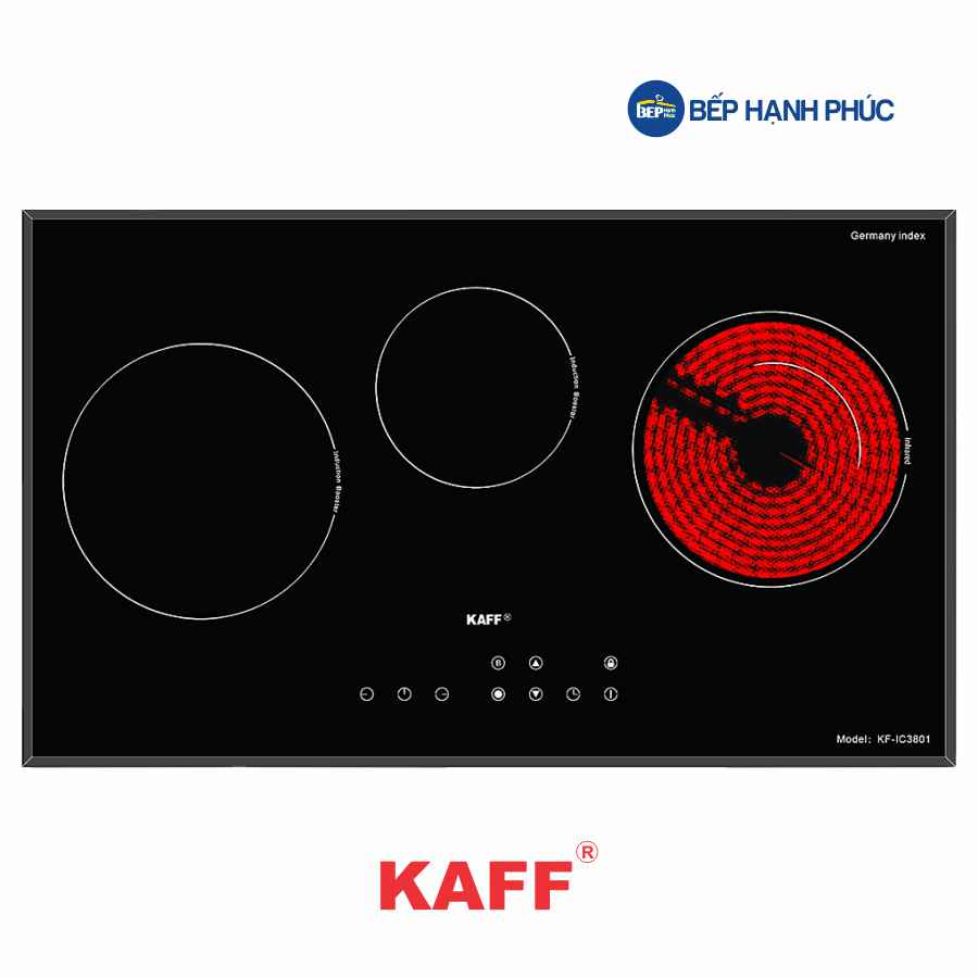 Bếp điện từ kết hợp KAFF KF-IC3801 3 Bếp điện từ kết hợp KAFF KF-IC3801