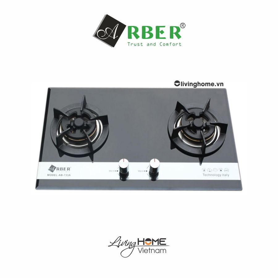 Bếp gas Arber AB733A thiết kế sang trọng 3 Bếp gas Arber AB733A thiết kế sang trọng