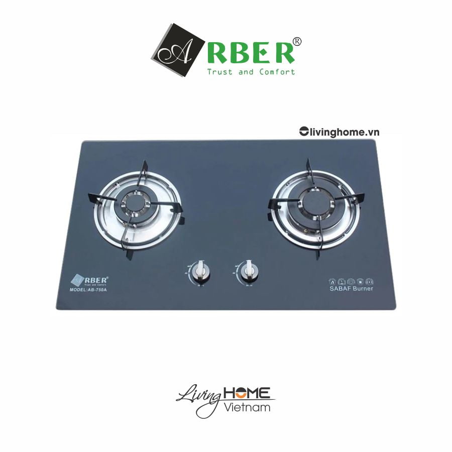 Bếp gas Arber AB750A gang không gỉ 3 Bếp gas Arber AB750A gang không gỉ