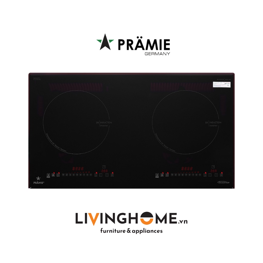 Bếp từ Pramie PRMY 2205 đôi hiện đại điều khiển cảm ứng siêu nhạy 3 Bếp từ Pramie PRMY 2205 đôi hiện đại điều khiển cảm ứng siêu nhạy