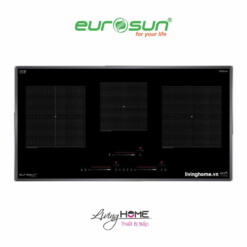 Bếp từ 3 vùng nấu Eurosun EU-T386Max sang trọng hiện đại