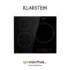 Bếp từ Klarstein KL-DELICATESSA chiều rộng 59cm - 03 vùng nấu 2 Bếp từ Klarstein KL-DELICATESSA chiều rộng 59cm - 03 vùng nấu