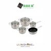 Bộ nồi inox Arber AB-DQ01 không gỉ bền êm 2 Bộ nồi inox Arber AB-DQ01 không gỉ bền êm