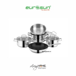 Bộ nồi Eurosun MC1702-Harmony inox 304 8 món