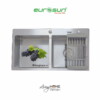 Chậu rửa chén Eurosun EU-8245C Handmade chống tràn, chống ồn 2 Chậu rửa chén Eurosun EU-8245C Handmade chống tràn, chống ồn