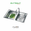 Chậu rửa chén Eurosun EU-8245S Handmade Inox SUS 304 2 Chậu rửa chén Eurosun EU-8245S Handmade Inox SUS 304