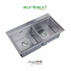 Chậu rửa chén Eurosun EU-8246HS Handmade Nano treatment 2 Chậu rửa chén Eurosun EU-8246HS Handmade Nano treatment