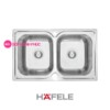 Chậu rửa Hafele Inox HS19-SSN2R90 - 2 hộc rửa 2 Chậu rửa Hafele Inox HS19-SSN2R90 - 2 hộc rửa