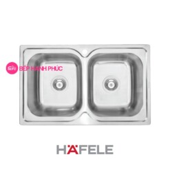 Chậu rửa Hafele Inox HS19-SSN2R90 - 2 hộc rửa