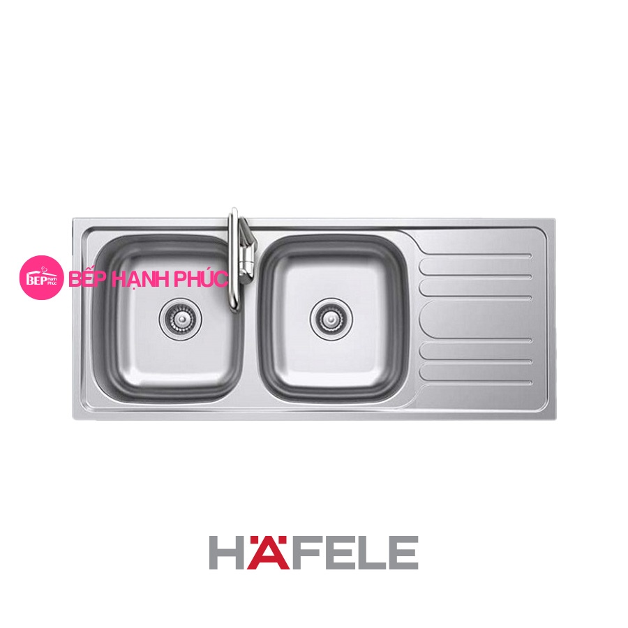 Chậu rửa Hafele Inox HS20-SSD2R90 - 2 hộc rửa 1 bàn chờ 3 Chậu rửa Hafele Inox HS20-SSD2R90 - 2 hộc rửa 1 bàn chờ