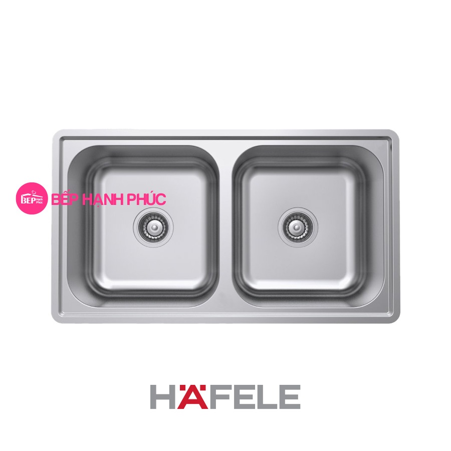 Chậu rửa Hafele Inox HS20-SSN2R90M - 2 hộc rửa 3 Chậu rửa Hafele Inox HS20-SSN2R90M - 2 hộc rửa