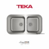 Chậu rửa Teka BE 2B 845 R lắp âm 2 hộc rửa 84cm 1 Chậu rửa Teka BE 2B 845 R lắp âm 2 hộc rửa 84cm